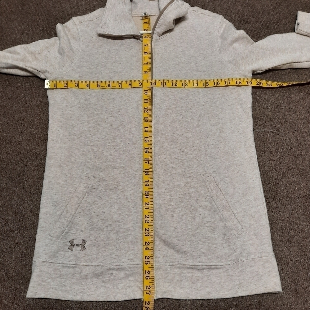 Under Armour Womens Terry Traveler Full Zip Jacket Small - Picture 7 of 7